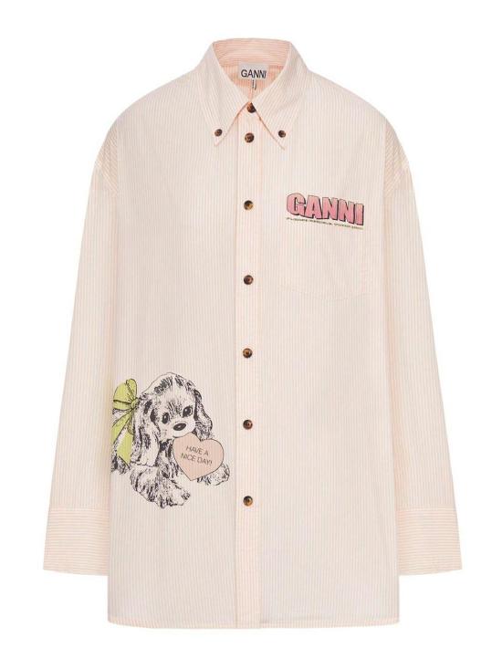  가니 셔츠 W0898973 Nude Neutrals