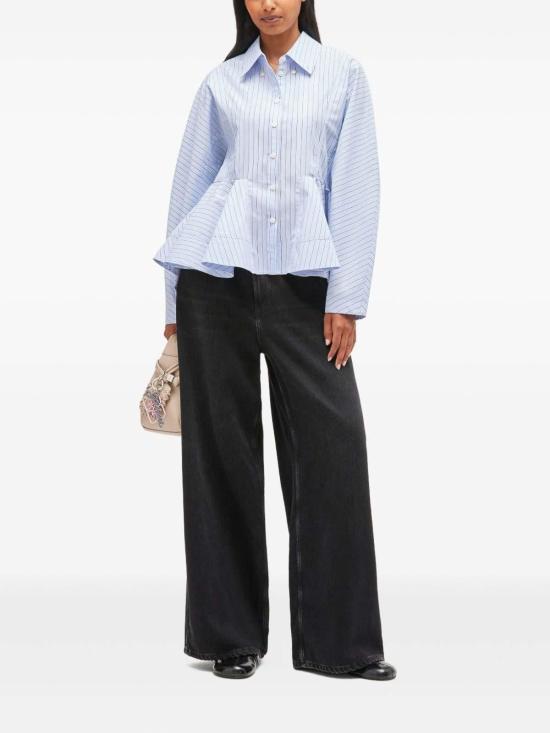 25FW 가니 셔츠 W082401M Metallic - GANNI