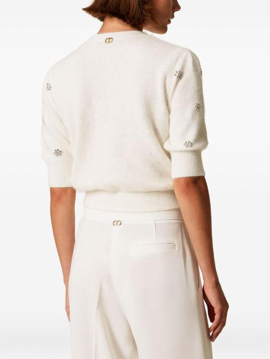 25FW 트윈셋 스웨터 252TT318100282 White - TWINSET