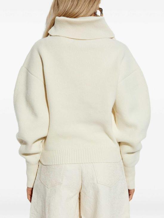  자크뮈스 탑 SWW00624AK00278110 White - JACQUEMUS