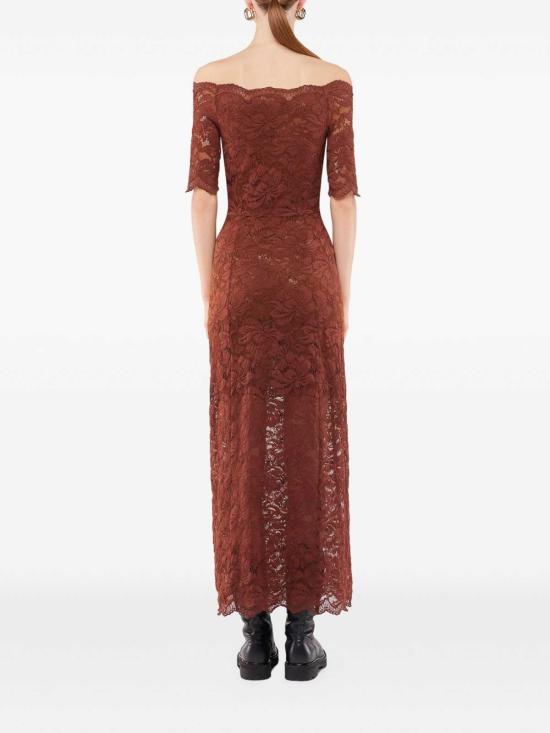26SS 파코라반 롱 원피스 25HJRO106PA0170P237 Brown - PACO RABANNE