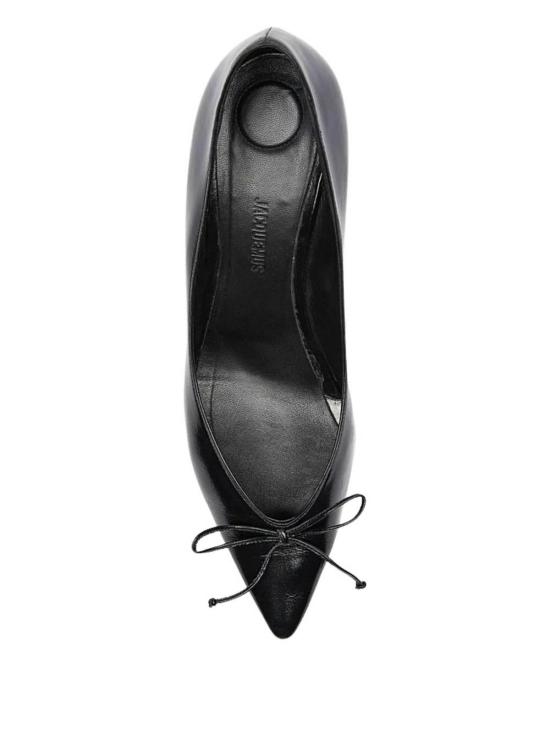 25FW 자크뮈스 힐/펌프스 FOW00178AC18A07990 Black - JACQUEMUS