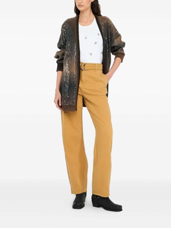 25FW 리우조 가디건 MF5248MA14RS9472 Brown - LIU JO