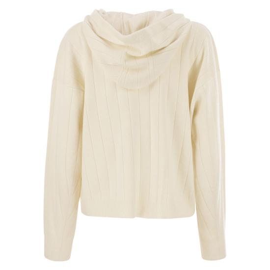 25FW 막스마라 루비에라 지퍼 니트 가디건 2521346029600 WHITE - MAX MARA