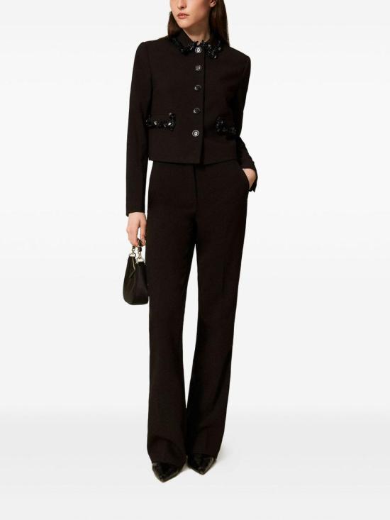25FW 트윈셋 스트레이트 팬츠 252TT223200006 Black - TWINSET