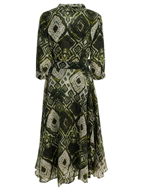 25FW 사만다 성 원피스 ASTERTIEDYEMALDIVESIVORYOLIVEGREEN - SAMANTHA SUNG