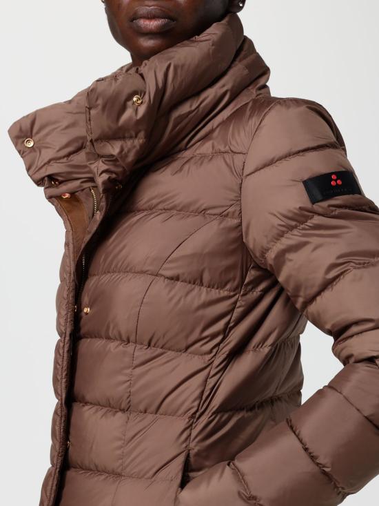 25FW 페트레이 플래그스태프 MQN 03 하이칼라 숏 다운 재킷 PED545501181967 894 Brown - PEUTEREY