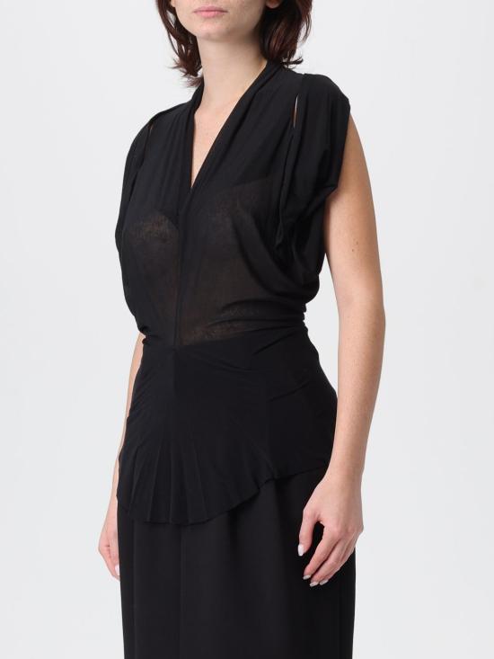 25FW 아멘쿠튀르 민소매 티셔츠 AMW25204W25006 009 Black - AMEN COUTURE