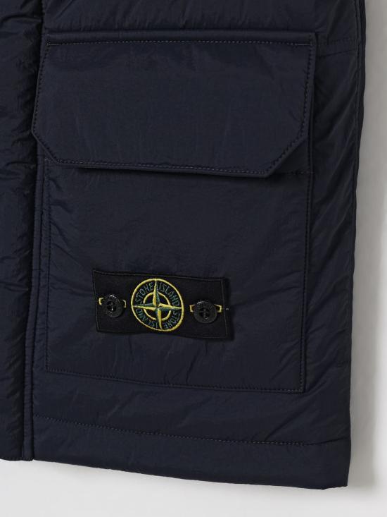 25FW [키즈] 스톤 아일랜드 베스트 G100004S0203 V0020 Navy - STONE ISLAND