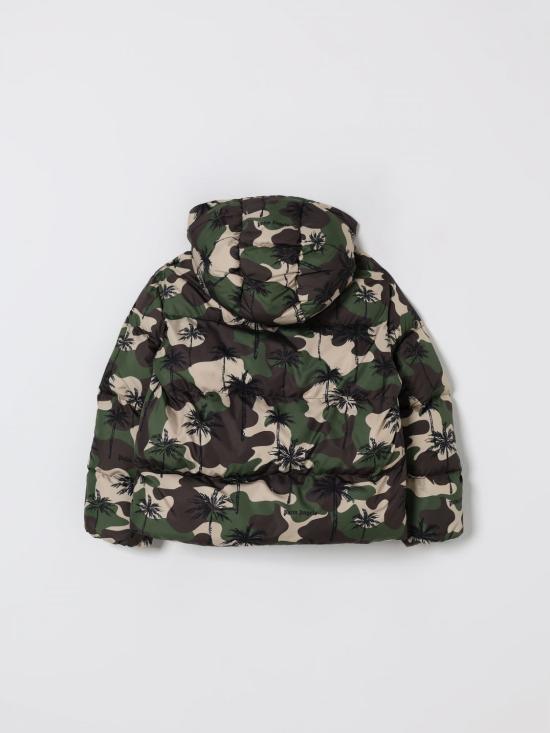 25FW [키즈] 팜앤젤스 캐주얼 자켓 PBEJ005F25FAB001 8403 Green - PALM ANGELS