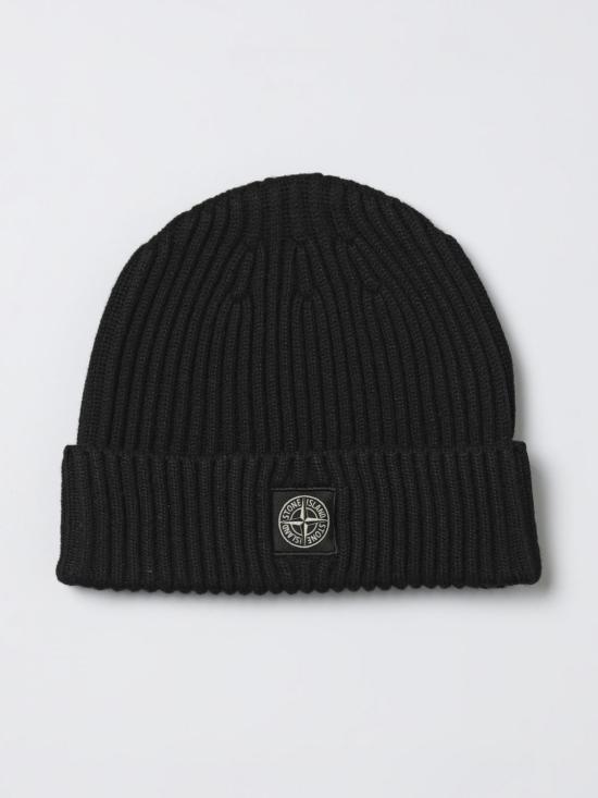 25FW [키즈] 스톤 아일랜드 모자 N100007S0C03 V0029 Black