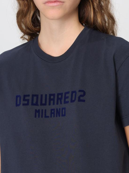 25FW 디스퀘어드2 반팔 티셔츠 S75GD0471D20020 975 Blue - DSQUARED2