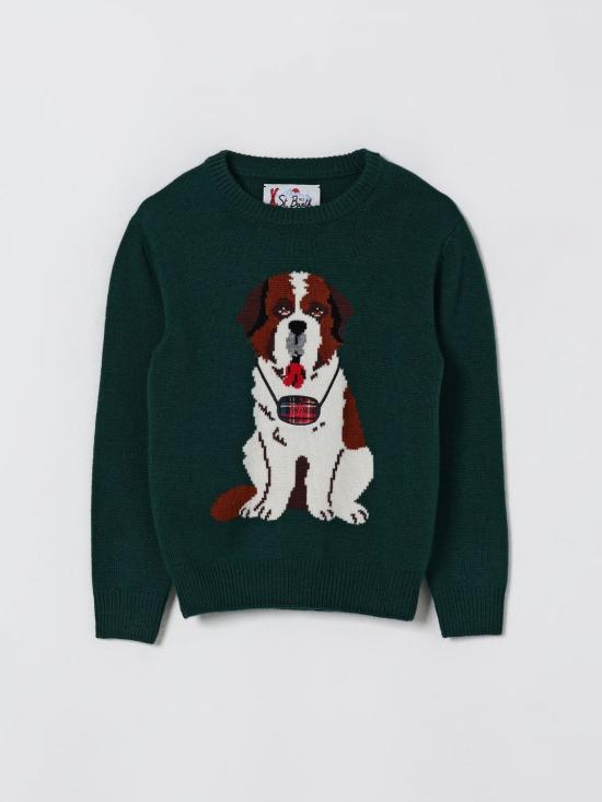 25FW [키즈] 세인트바쓰 풀오버 DOU0001 BERN TARTAN 51 PATCH 00503I Green