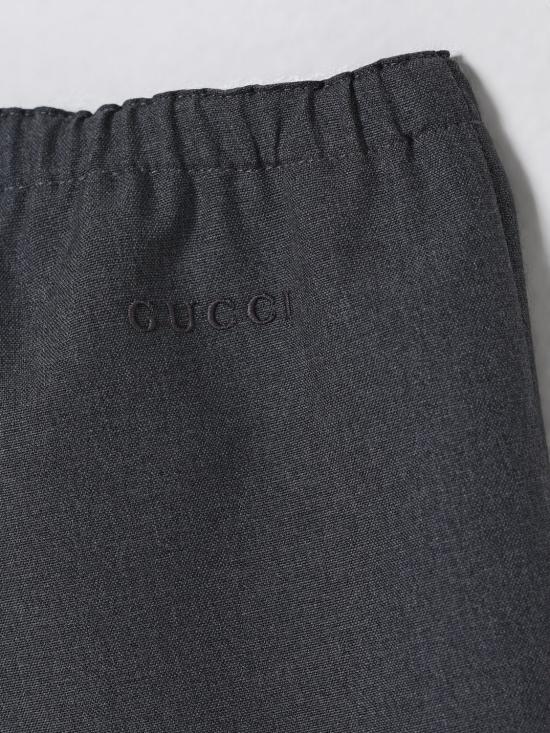 25FW [키즈] 구찌 쇼츠/버뮤다 831841XWA1Z 1401 Grey - GUCCI