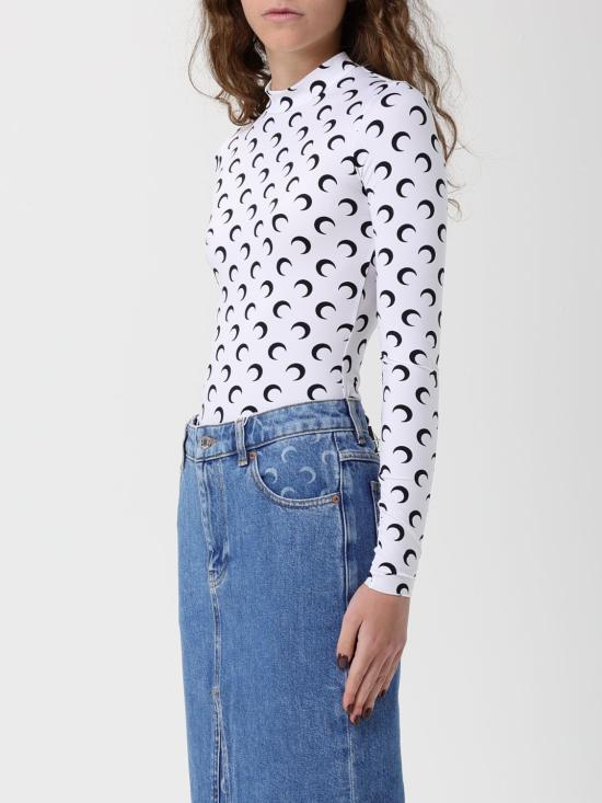 25FW 마린세르 탑 WTS005ACJER0001 WH00 White - MARINE SERRE