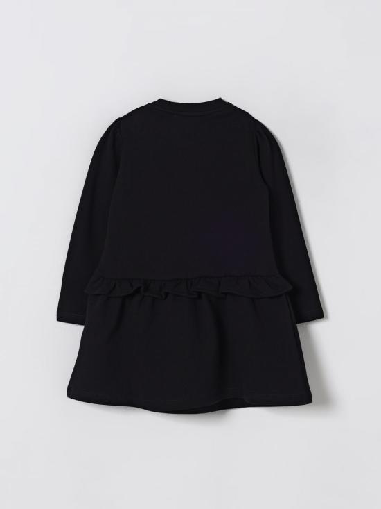 25FW [키즈] 모스키노 점프수트 MDV0D1LCA60 60100 Black - MOSCHINO