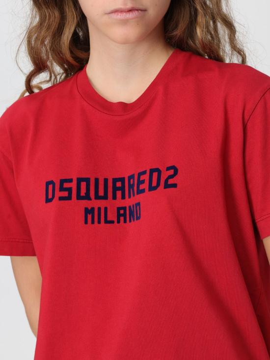 25FW 디스퀘어드2 반팔 티셔츠 S75GD0471D20020 972 Red - DSQUARED2