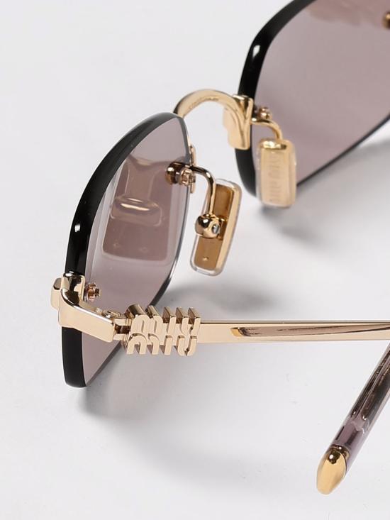 25FW 미우미우 선글라스 B50S 5AK20I Gold - MIU MIU