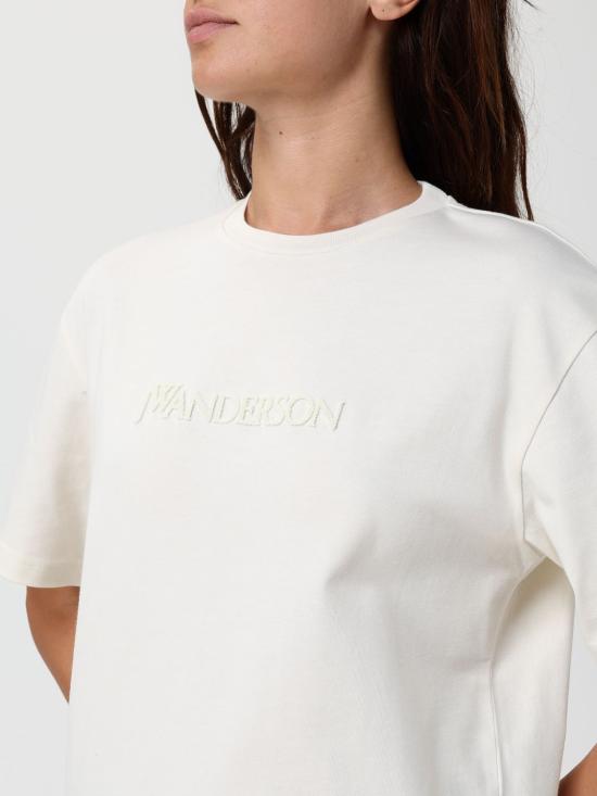 25FW JW앤더슨 반팔 티셔츠 JT0282PG1510 002 White - JW ANDERSON