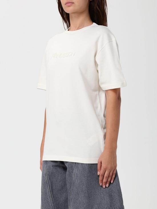 25FW JW앤더슨 반팔 티셔츠 JT0282PG1510 002 White - JW ANDERSON
