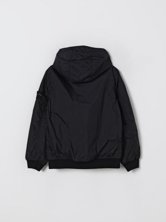 25FW [키즈] 스톤 아일랜드 캐주얼 자켓 4100007S0A23 V0029 Black - STONE ISLAND