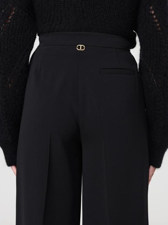 25FW 트윈셋 스트레이트 팬츠 252TT2401 00006 Black - TWINSET