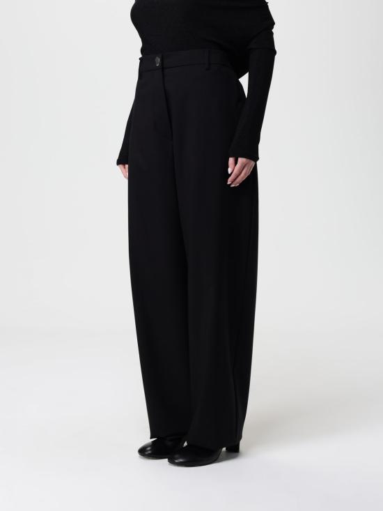 25FW 스포트막스 스트레이트 팬츠 2522136071600 003 Black - SPORTMAX