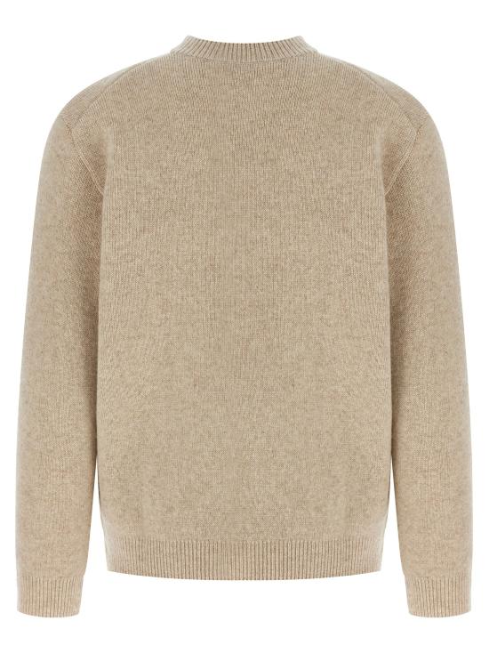 25FW 메종키츠네 FOX HEAD 폭스 헤드 밀라노 램스울 스웨터 PM00817KT11800335 - MAISON KITSUNE