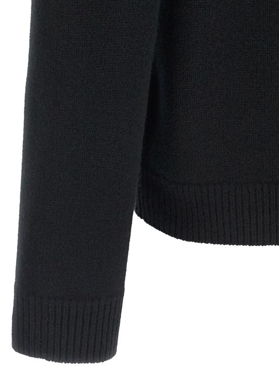 25FW 메종키츠네 폭스 헤드 인타르시아 메리노 가디건  PM00509KM03290391 - MAISON KITSUNE