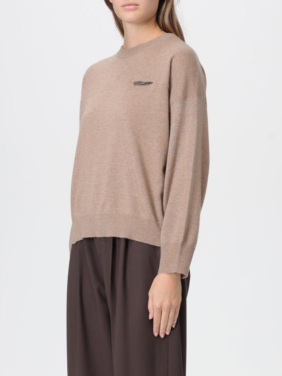 25FW 브루넬로 쿠치넬리 스웨터 M12212600P C4186 Brown - BRUNELLO CUCINELLI