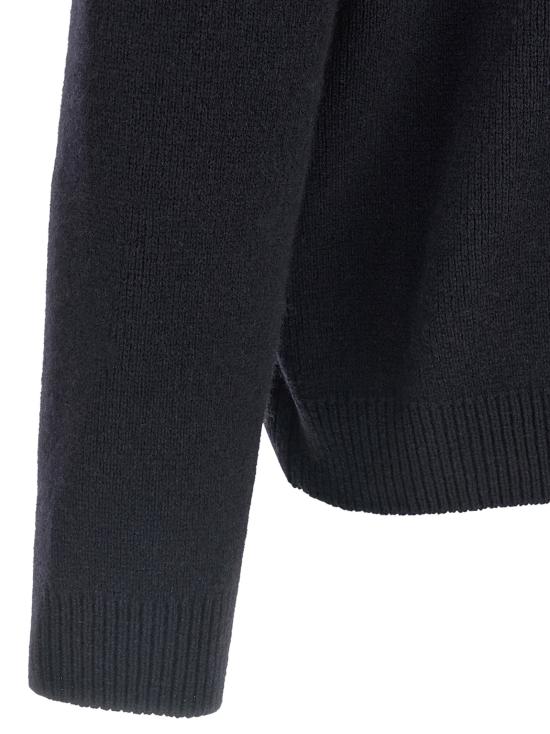 25FW 메종키츠네 FOX HEAD 폭스 헤드 밀라노 램스울 스웨터 PM00817KT11800413 - MAISON KITSUNE