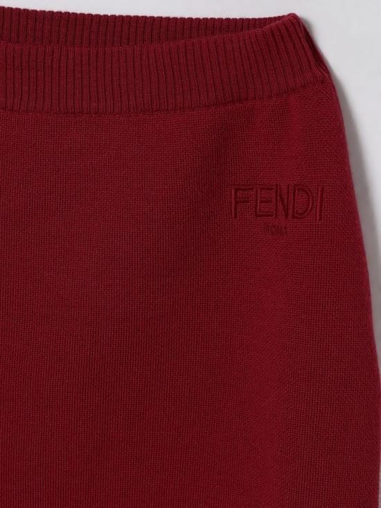 25FW [키즈] 펜디 스커트 JFG234AUKU F1SAY Burgundy - FENDI