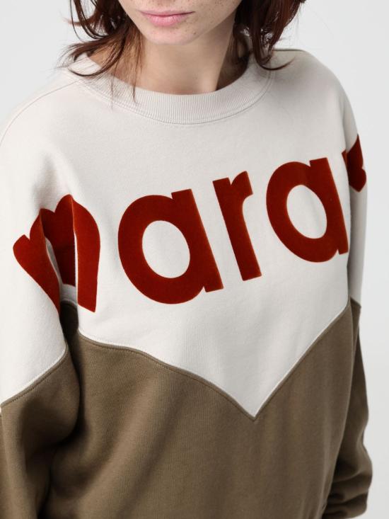 25FW 이자벨마랑에뚜왈 스웨터 SW0006FAA1M08E ECDK Green - ISABEL MARANT ETOILE