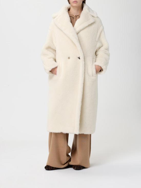 25FW 막스마라 TEDGIRL 테드걸 아이콘 코트 2521016052600 001 White - MAX MARA