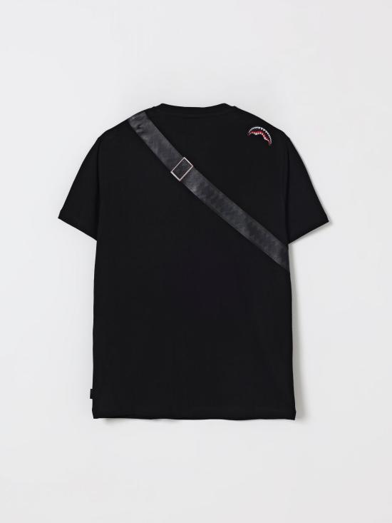25FW [키즈] 스프레이그라운드 티셔츠 SPY1361 Black - SPRAYGROUND