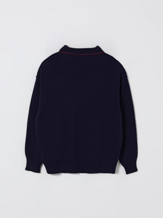 25FW [키즈] 팜앤젤스 풀오버 PBHE002F25KNI003 4625 Blue - PALM ANGELS