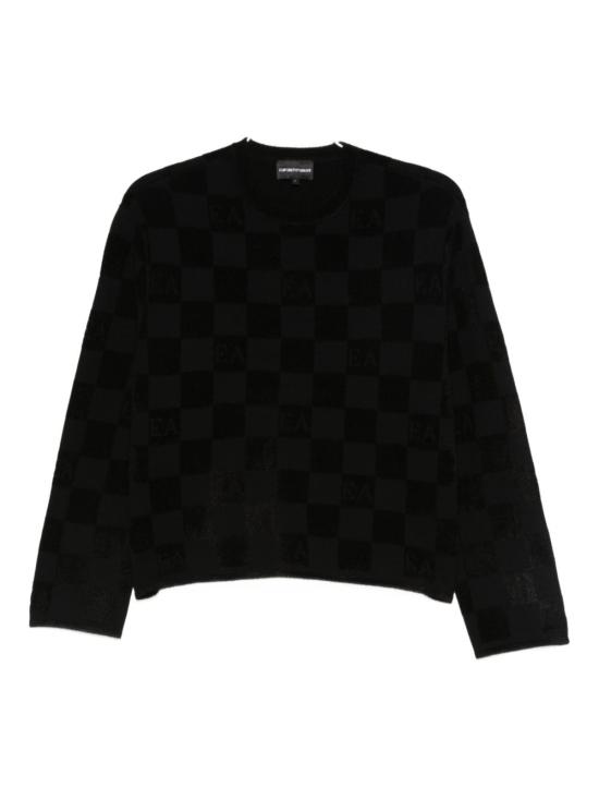25FW 엠포리오 아르마니 스웨터 EW002761 AF19924FC004 Black