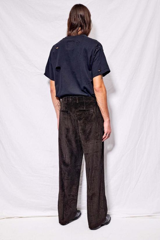  아워레가시 치노 팬츠 우리의 유산 깊은 갈색 매머드 코드 빌린 치노 - OUR LEGACY