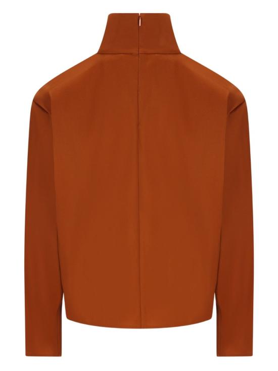 25FW 생로랑 터틀넥 845857 Y5J952498 Brown - SAINT LAURENT