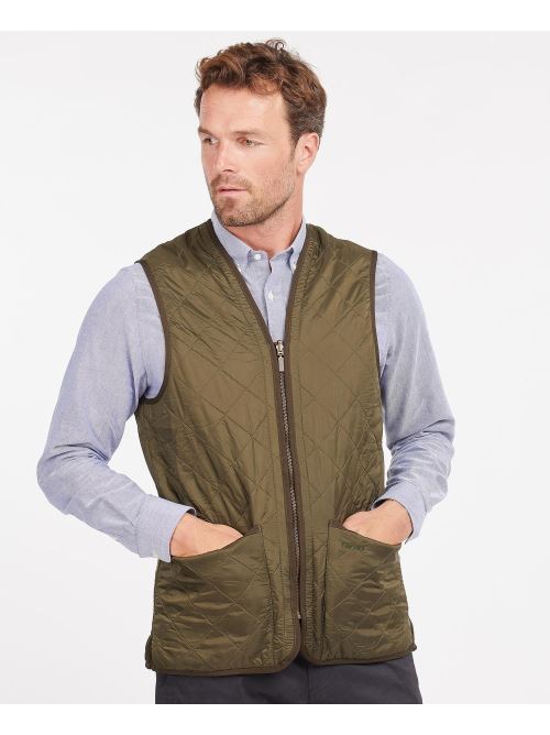 25FW 바버 폴라퀼트 지퍼인 라이너 MLI0002 MLI OL91 Green - BARBOUR