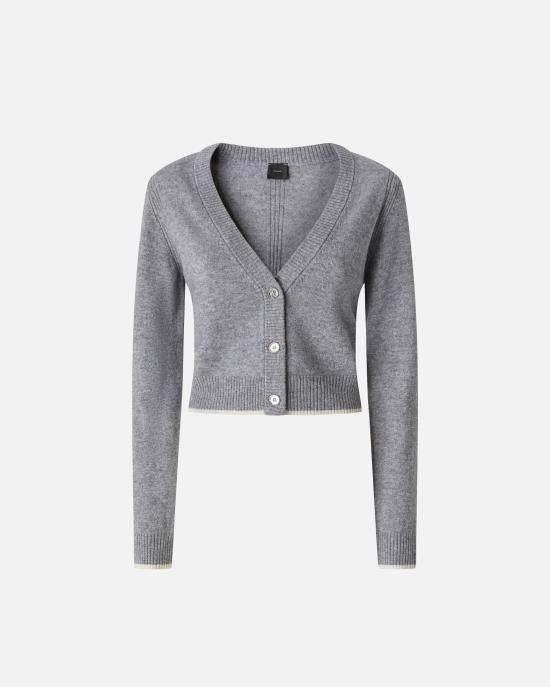 25FW 핑코 가디건 105447A2Q9 II2 Grigio monumento