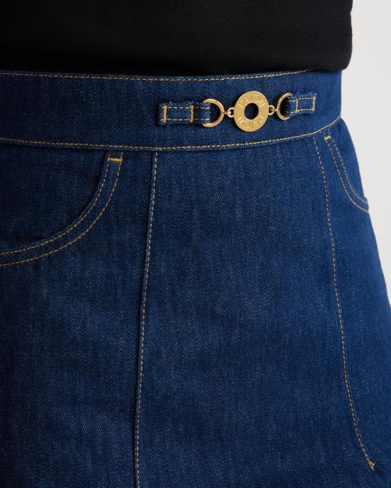 25FW 파투 미디 스커트 SK0420008 602D RODEO BLUE Blue - PATOU