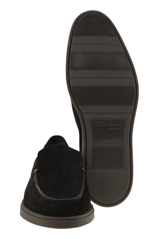 25FW 산토니 로퍼 MGDT17824SMOKSVU N01 BLACK - SANTONI