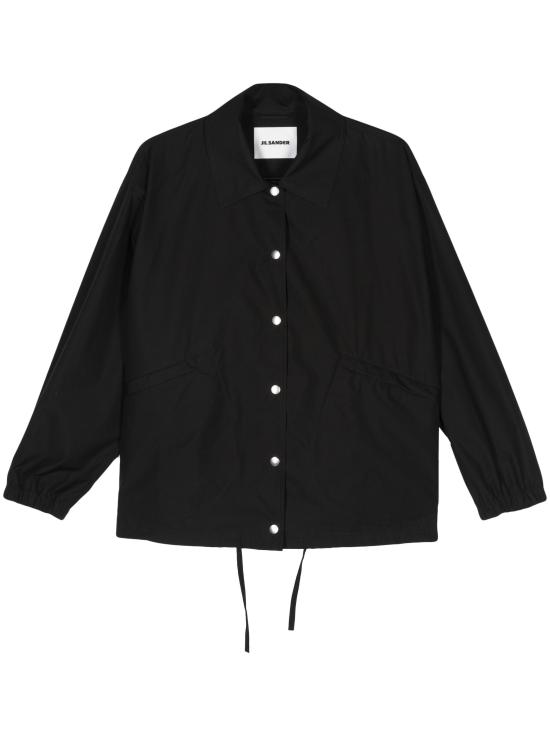 25FW 질샌더 자켓 J04AM0001J45026 001 BLACK