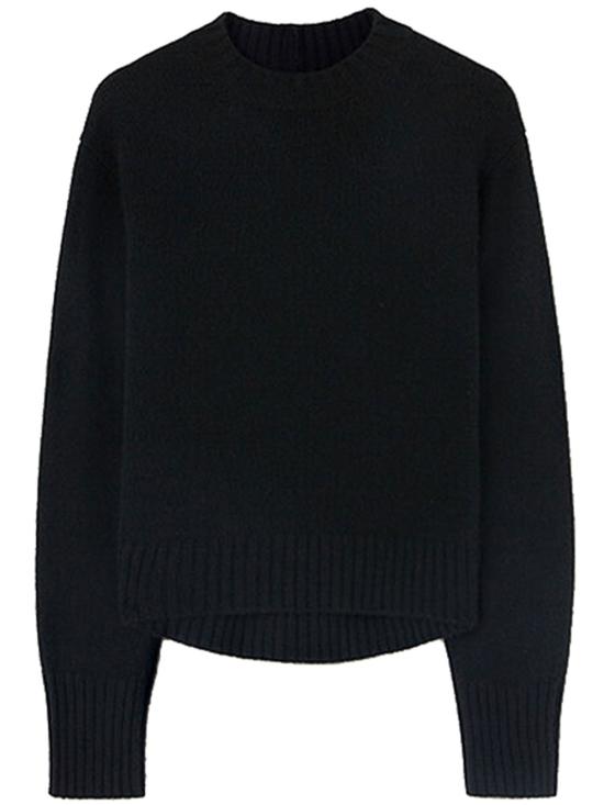  질샌더 스웨터 J02GP0037J13203 001 BLACK
