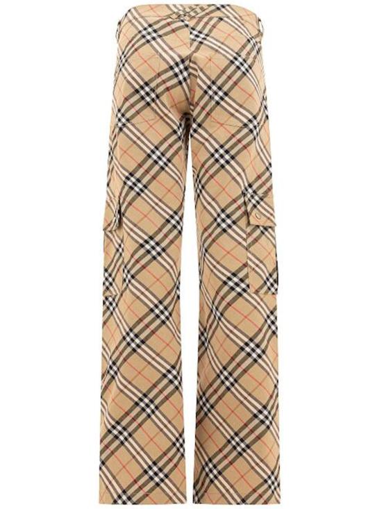 25SS 버버리 스트레이트 팬츠 8104570 C2024 BROWN - BURBERRY