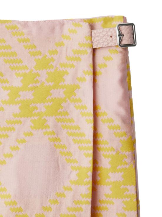  버버리 미디 스커트 8083000 B8685 PINK PURPLE - BURBERRY