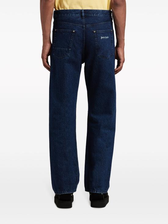 25SS 팜앤젤스 스트레이트 팬츠 PMYA040S24DEN002 4903 BLUE - PALM ANGELS