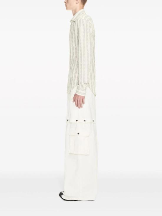  오프화이트 스트레이트 팬츠 OMYA183S24DEN001 0202 WHITE - OFF WHITE