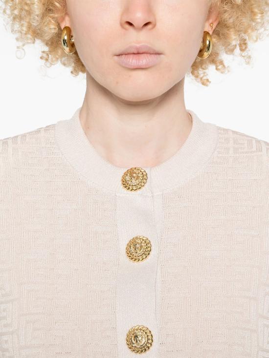 25FW 발망 가디건 EF1KL196KI02 GUS NUDE NEUTRALS - BALMAIN